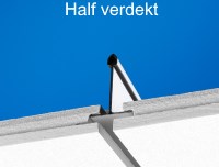 Half verdekt plafond